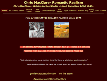 Tablet Screenshot of chrismacclure.com
